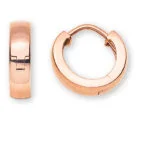 750 Rose gold creoles
