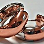 Creoli bicolore (oro rosa/bianco) 750