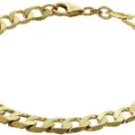 Bracciale Taglio Panzer Oro giallo 750 semisolido 8,0 mm
