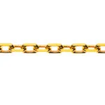 Anchor cut four times in yellow gold 750 approx. 0.9mm