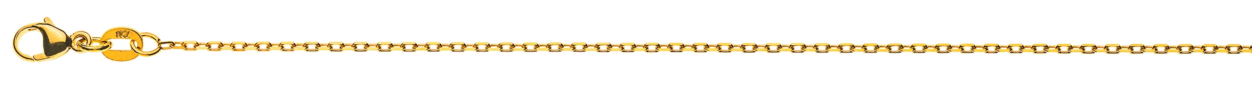 Anchor cut four times in yellow gold 750 approx. 1.4mm - Image 1