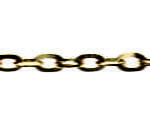 Anchor oval, diamond-coated, 750 yellow gold, approx. 1.7 mm, 38 cm