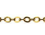 Mirror anchor yellow gold 750 approx. 1.7 mm 38 cm