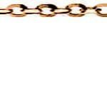 Anker oval diamantiert Rotgold 750 ca. 1,7 mm 38 cm