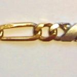 Carrera / Figaro Collier poliert / satiniert bicolor 45cm