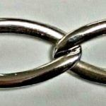 Collier white gold 750 approx. 7.2mm Navette flat open semi-solid