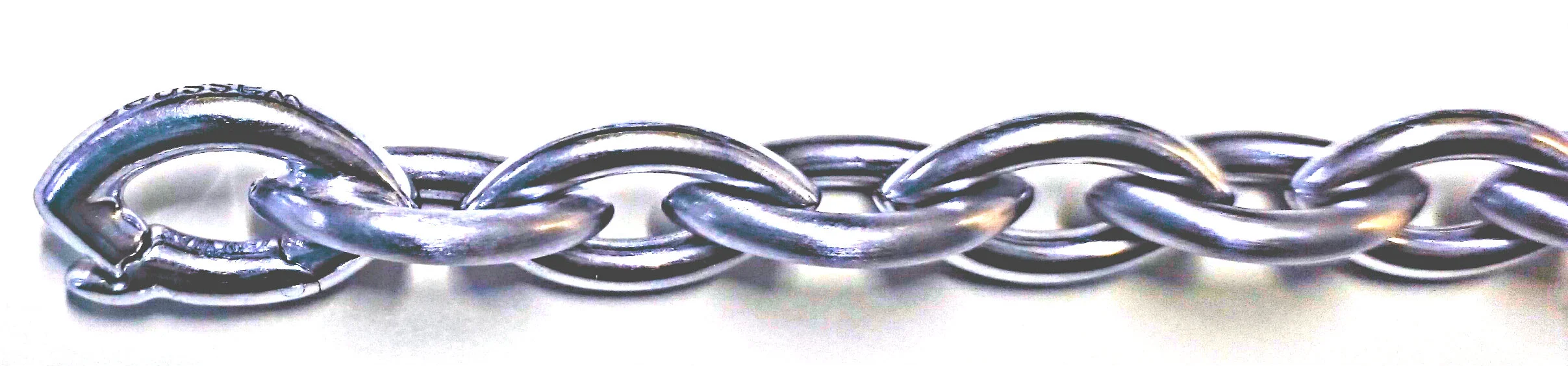 Collier Navette white gold 750 handcraft 45cm – Bild 1