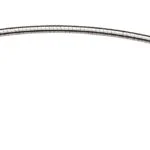 Omega Double Face matt / glossy white gold 750 approx. 1.4mm 40cm