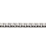 Venetian 8-times diamond cut white gold 750 approx.1.1mm 38cm