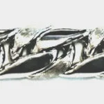 Collier white gold 750 handcraft 45cm