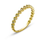 Ring Gelbgold 750 mit 13 Diamanten H SI 0,06ct.