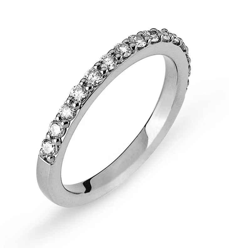 RBR2125.jpg Rivière ring white gold grain version 750 – Bild 1