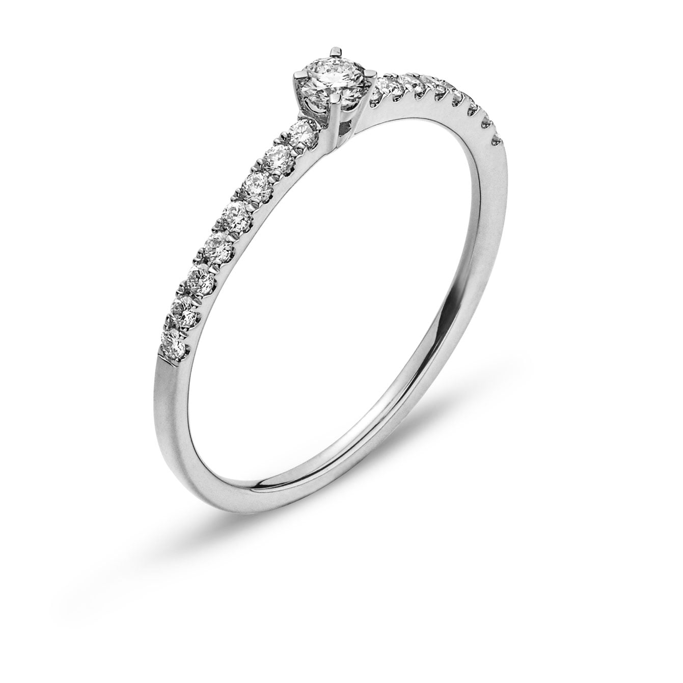 Элегантное кольцо с 16 бриллиантами - уникальное украшение для изысканного стиля