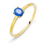 Ring Gelbgold 750 mit Saphir 0,39ct.