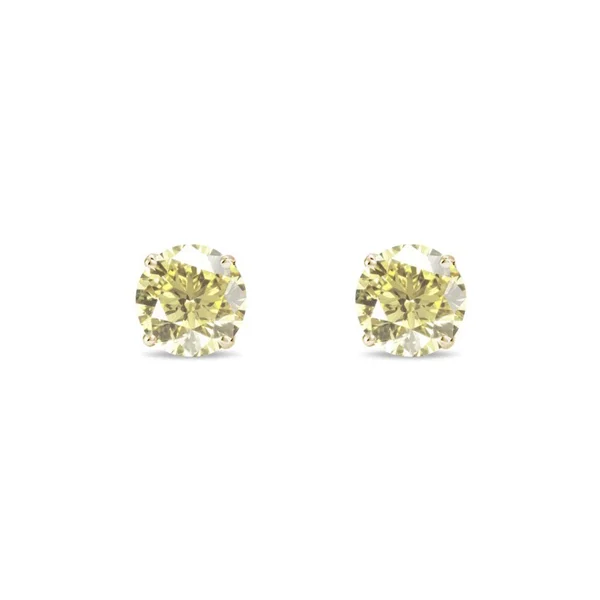 Orecchini solitario diamante on sale