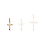 Cross Pendant in yellow gold 750/18k