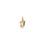 I letter Pendant Simple and Beautiful Yellow gold 750/18k