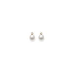 Diamond Pearls Earring with 750 gold