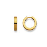 Boucles d'oreilles créoles avec or 750