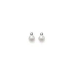 Boucles d'oreilles en perles de diamant avec or 750