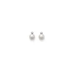Diamond Pearls Earring with 750 gold