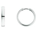 Hoop Earrings with 750 gold