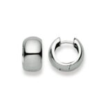 Boucles d'oreilles créoles avec or 750