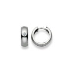 Boucles d'oreilles créoles avec or 750