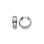 Orecchini a cerchio con oro 750