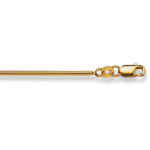 Collana Catena 45 cm Catena Serpente 1,6 mm Oro Giallo 750