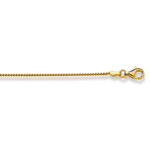 Kettenhalskette 38 cm Fuchsschwanz 1,2 mm Gelbgold 750