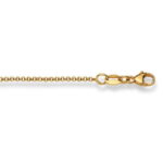 Collana Catena 42 cm Erbs 1,5 mm Oro Giallo 750