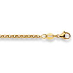 Collana Catena 42 cm Erbs 2,3 mm Oro Giallo 750