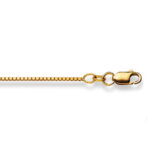 Collier Chaîne 40 cm Venezianer 4-kant 1.1 mm Or Jaune 750