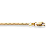 Collier Chaîne 38 cm Venezianer 4-kant 1.3 mm Or Jaune 750