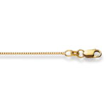 Chain Necklace  42 cm Venezianer 4-kant 0.8 mm Yellow Gold 750