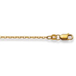 Chain Necklace  50 cm Anker sanded 1.7 mm Yellow Gold 750