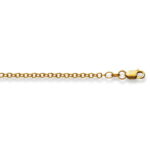 Chain Necklace  40 cm Anker Round 2.5 mm Yellow Gold 750