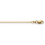 Chain Necklace  38 cm Anker Round 1.5 mm Yellow Gold 750