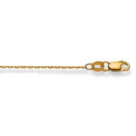 Collana Catena 38 cm Anker sabbiato 1,1 mm Oro Giallo 750