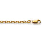 Chain Bracelet  Anker geschliffen 19 cm yellow Gold 750