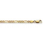 Chain Bracelet  Figaro 19 cm yellow Gold 750