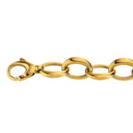 Kettenarmband Fantasie-Kette 20 cm Gelbgold 750