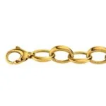 Chain Bracelet  Fantasie-Kette 20 cm yellow Gold 750