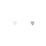 Single Stud earring Eagel in 750 white gold