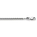 Chain Bracelet  Zopf 19 cm White Gold 750
