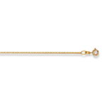 Kette Collier 45 cm Venezianer 4-kant 1,1 mm Gelbgold 375