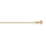 Kette Halskette 45 cm Anker rund 1,5 mm Gelbgold 375