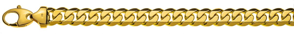 Curb Bracelet Cut Yellow Gold 750 approx. 11.0mm 22cm - Image 1